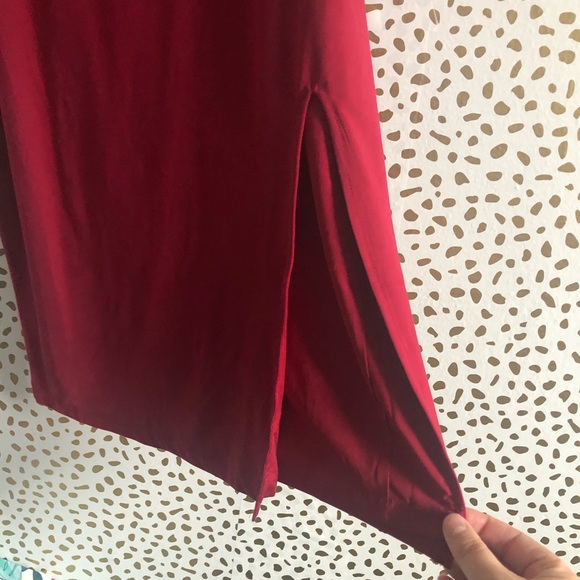 NWT Lovers + Friends Revolve Red Long Sleeve Dress - Picture 3 of 5